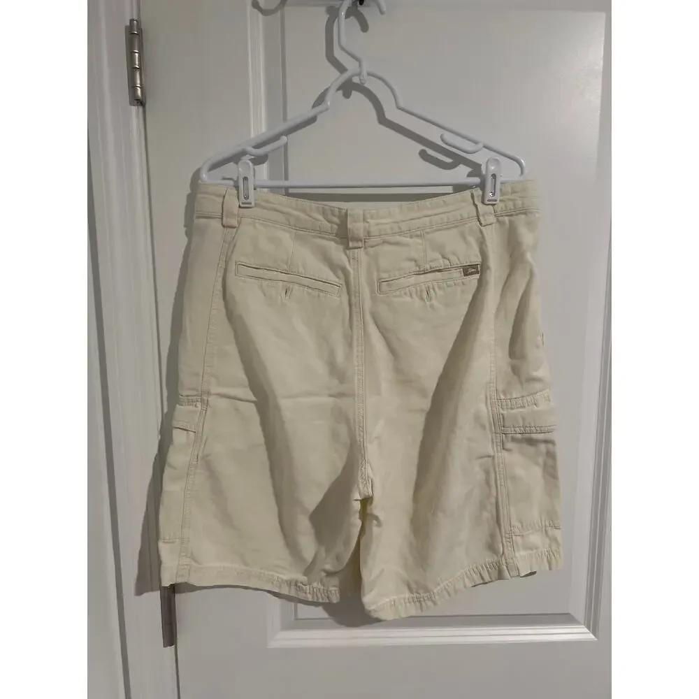 Tommy Bahama Relax Cream Shorts – Size 34 (Tencel®/Cotton Blend) - Picture 4 of 6
